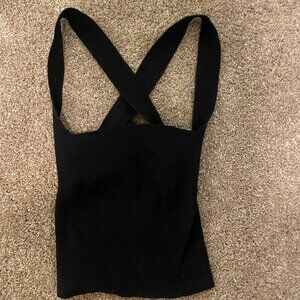 FREE PEOPLE lace up tank top